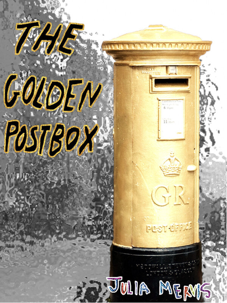 The Golden Postbox poster background