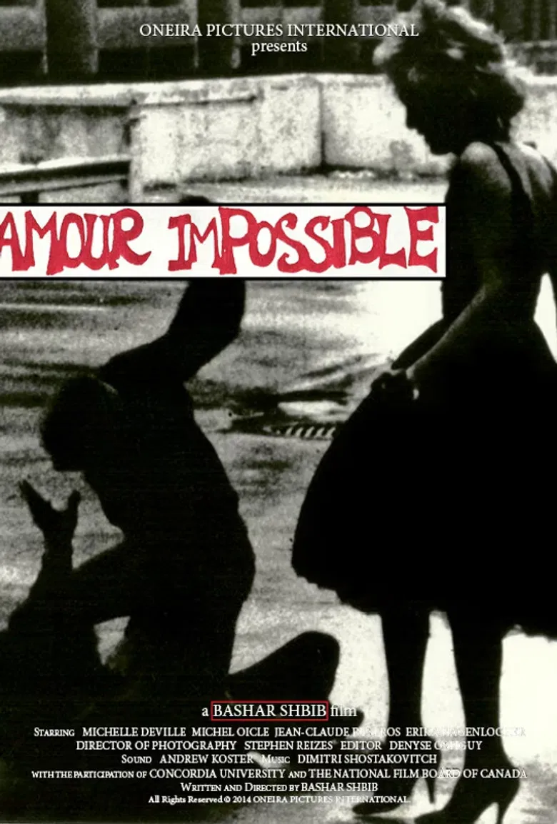 Amour impossible poster background