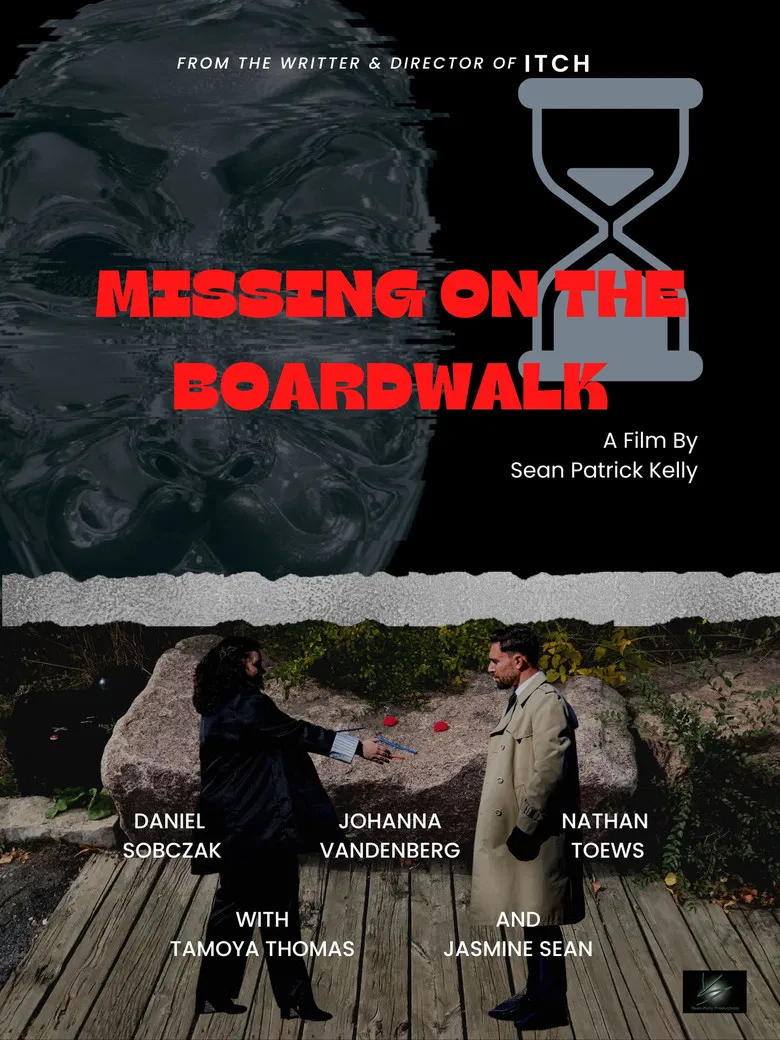 Missing on the Boardwalk poster background