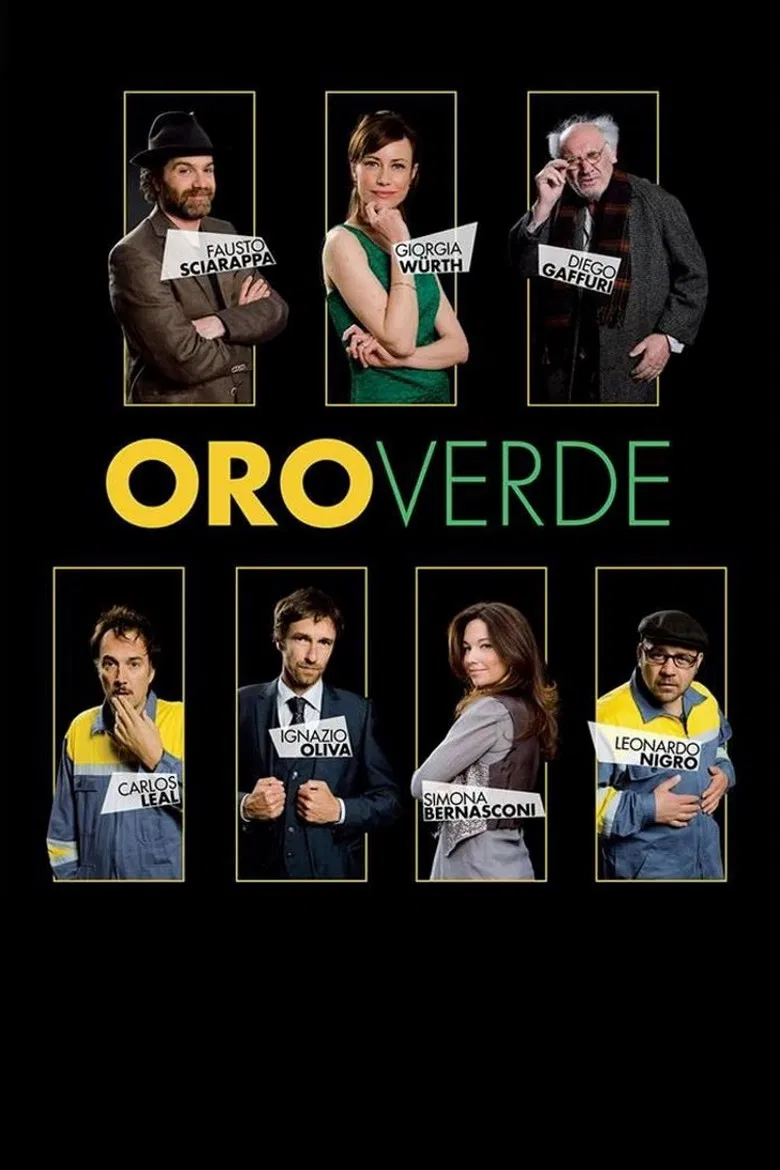 Oro verde poster background