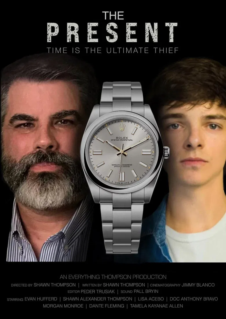 The Present poster background