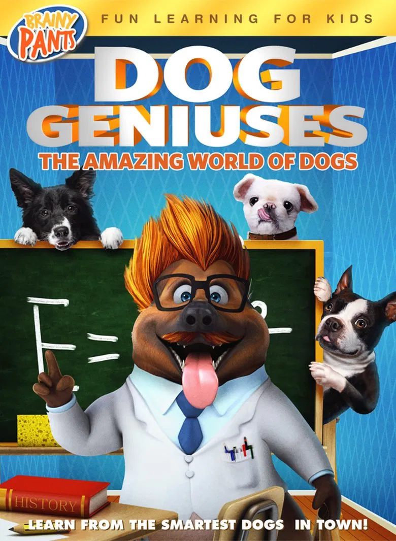 Dog Geniuses poster background