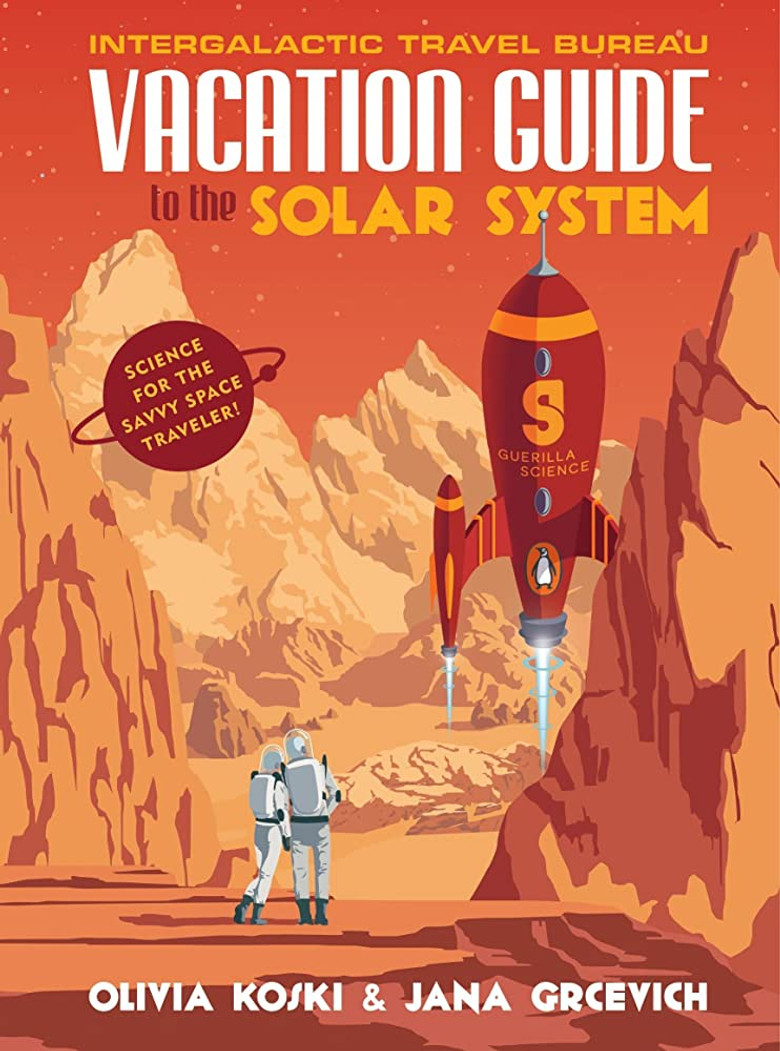 Vacation Guide to the Solar System poster background