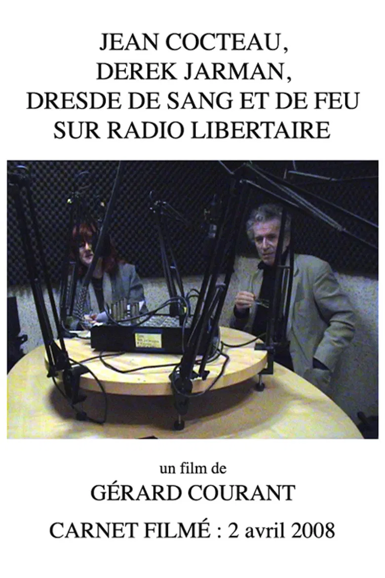 Jean Cocteau, Derek Jarman, Dresde de sang et de feu sur Radio Libertaire poster background