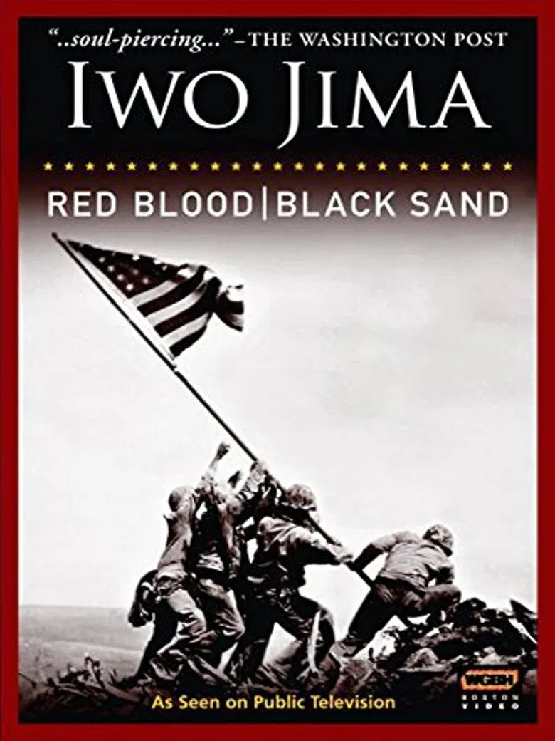 Iwo Jima: Red Blood, Black Sand poster background