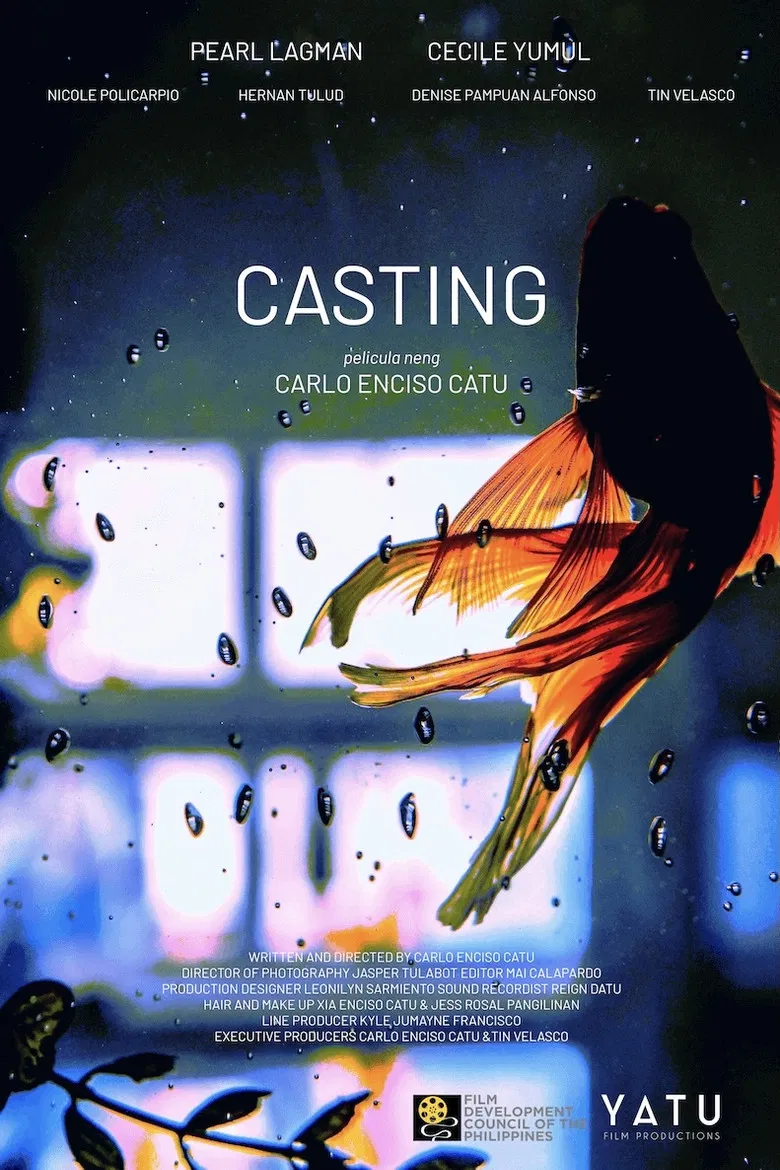 Casting poster background