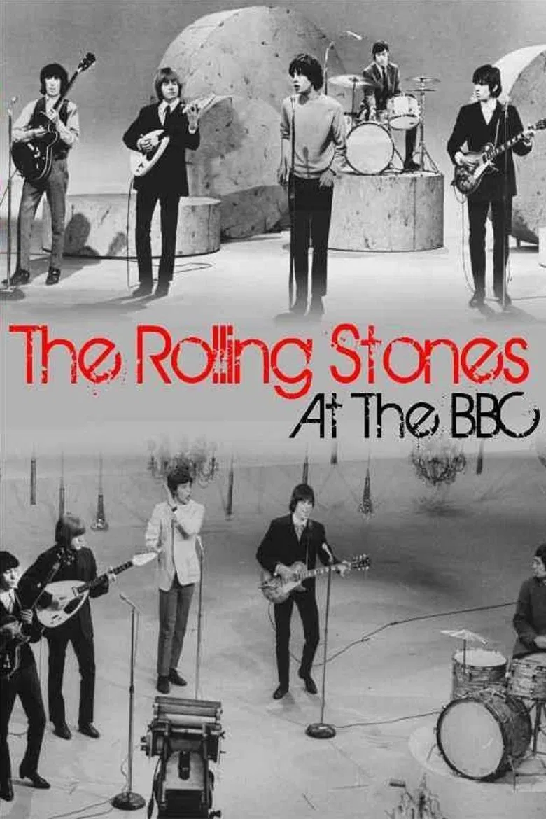 The Rolling Stones at the BBC poster background