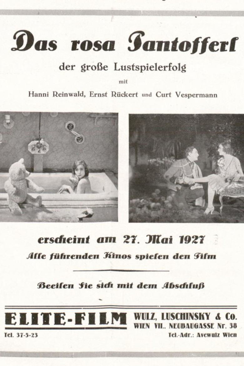 Das rosa Pantöffelchen poster background