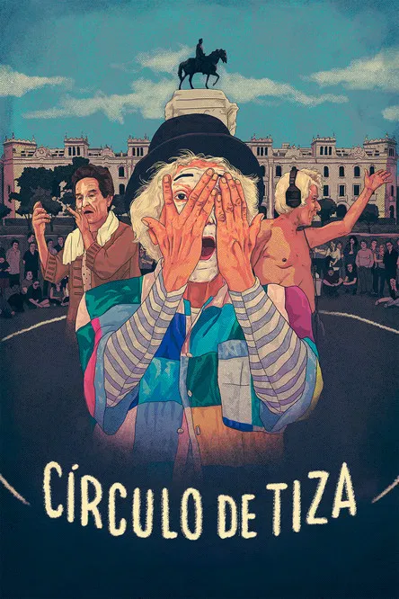 Círculo de Tiza poster background