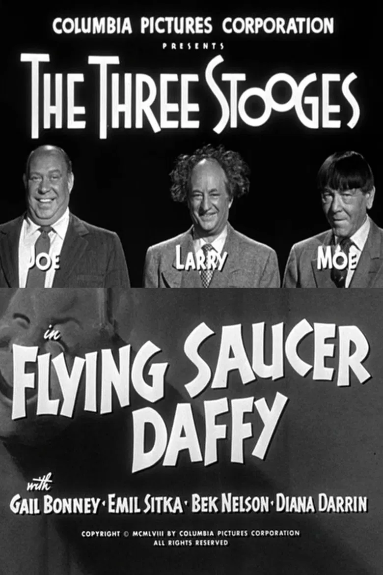 Flying Saucer Daffy poster background