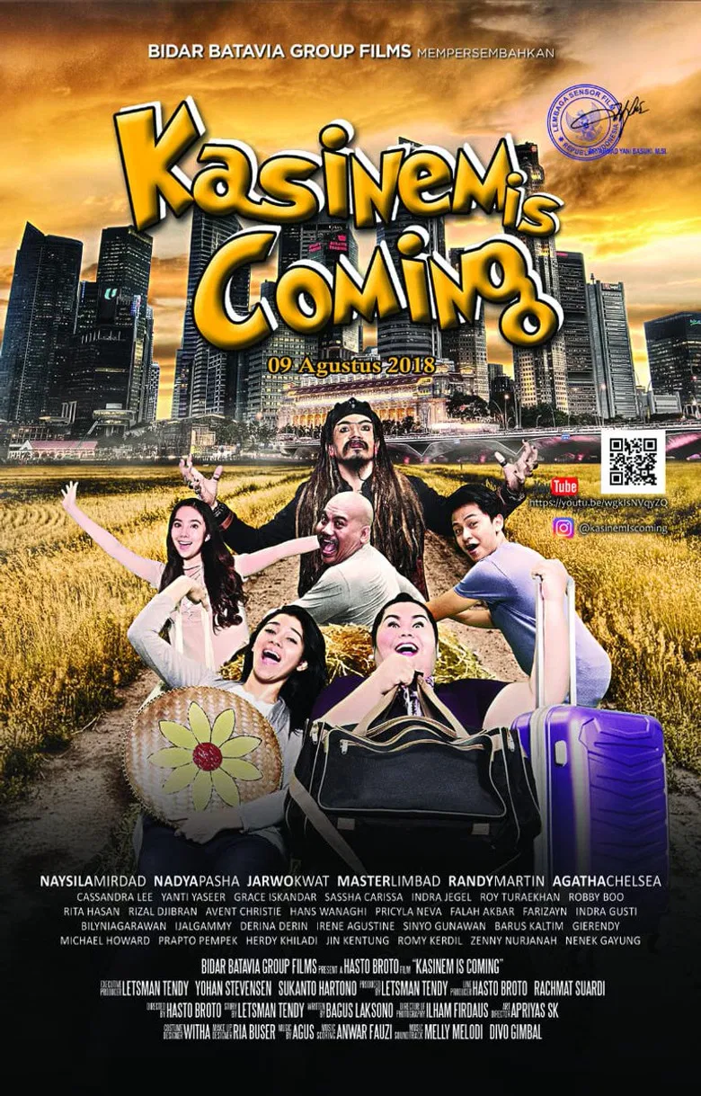 Kasinem is Coming poster background