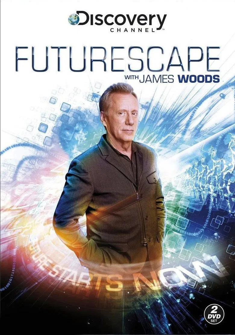 Futurescape with James Woods poster background