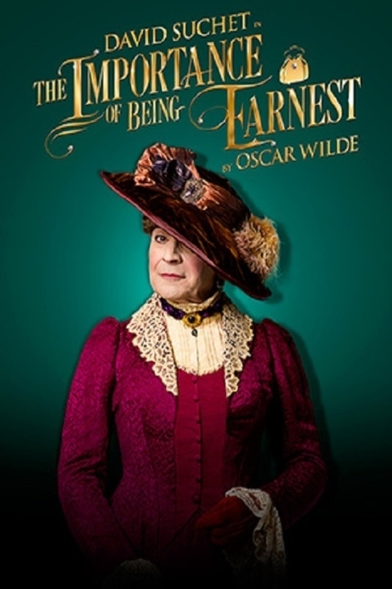 The Importance of Being Earnest on Stage poster background