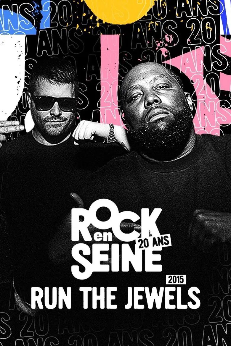 Run the Jewels - Rock en Seine 2015 poster background