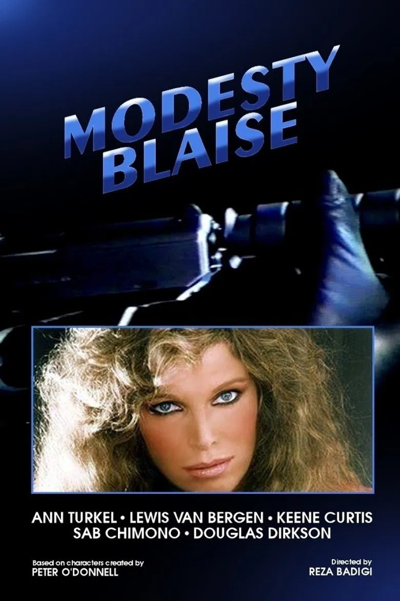 Modesty Blaise poster background