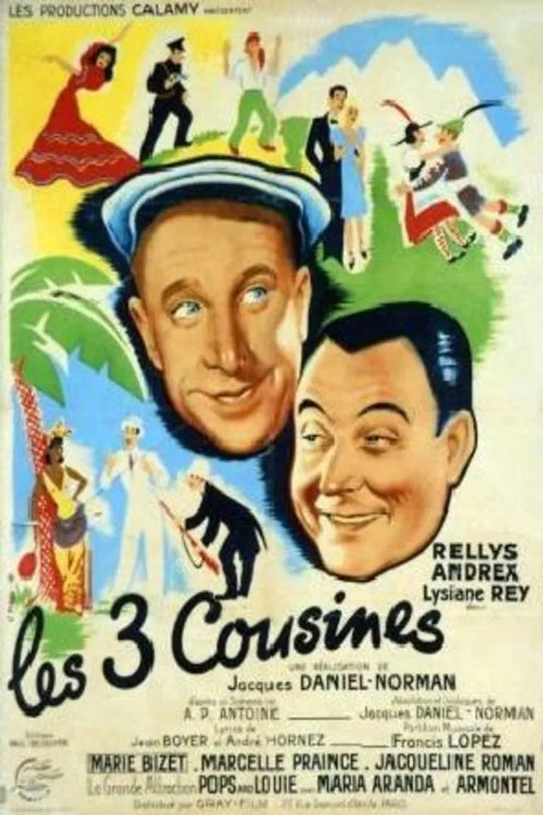 Les trois cousines poster background
