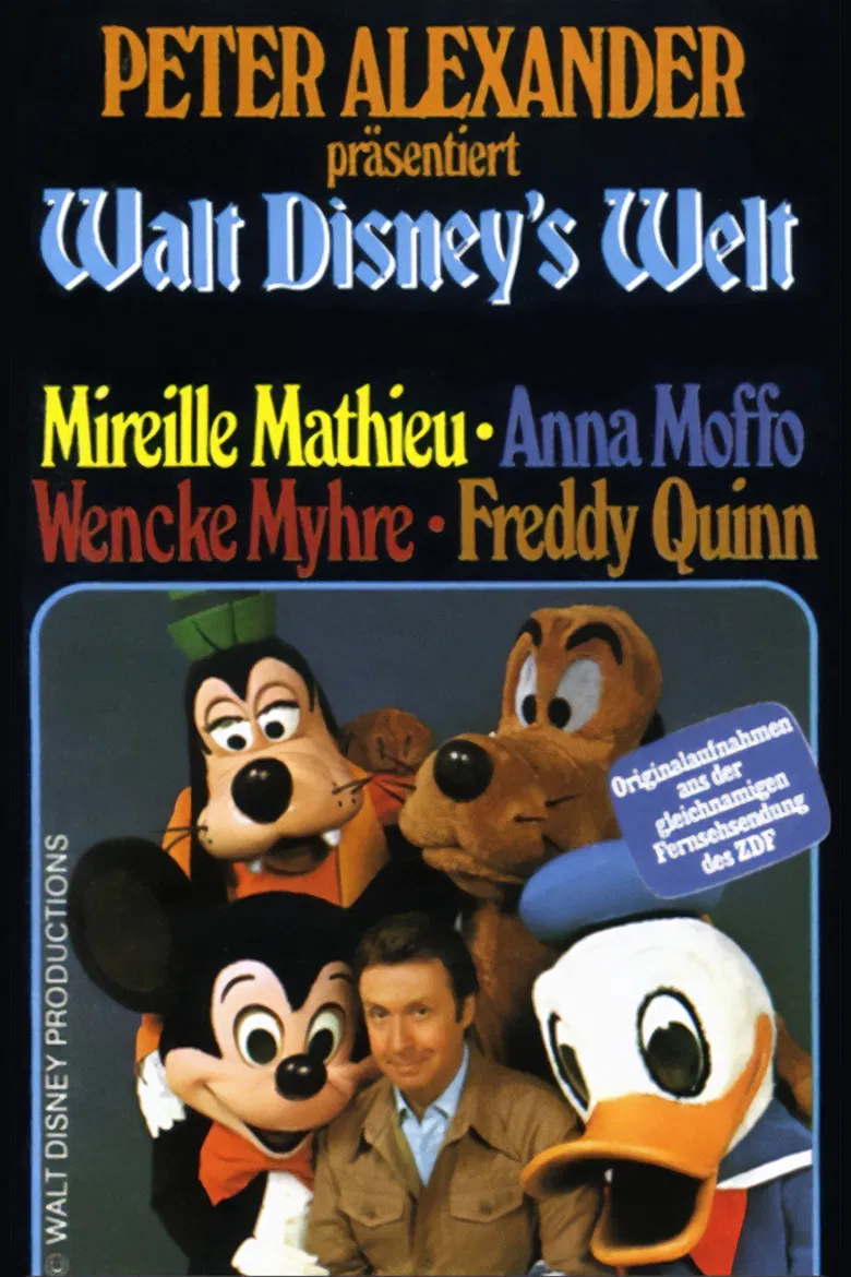 Peter Alexander presents Walt Disney's World poster background