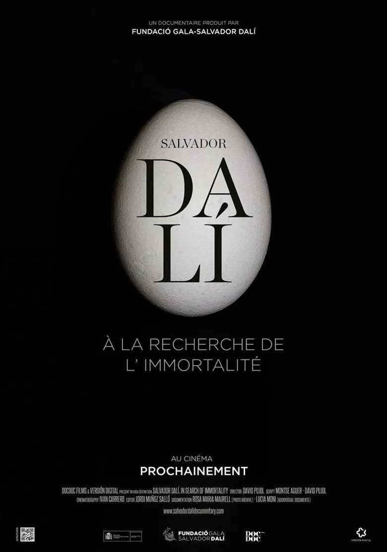Salvador Dalí. In Search of Immortality poster background