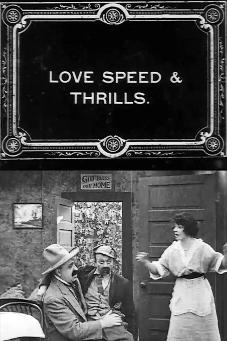 Love, Speed and Thrills poster background