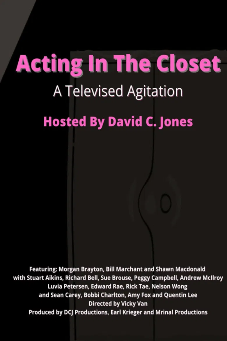 Acting in the Closet poster background