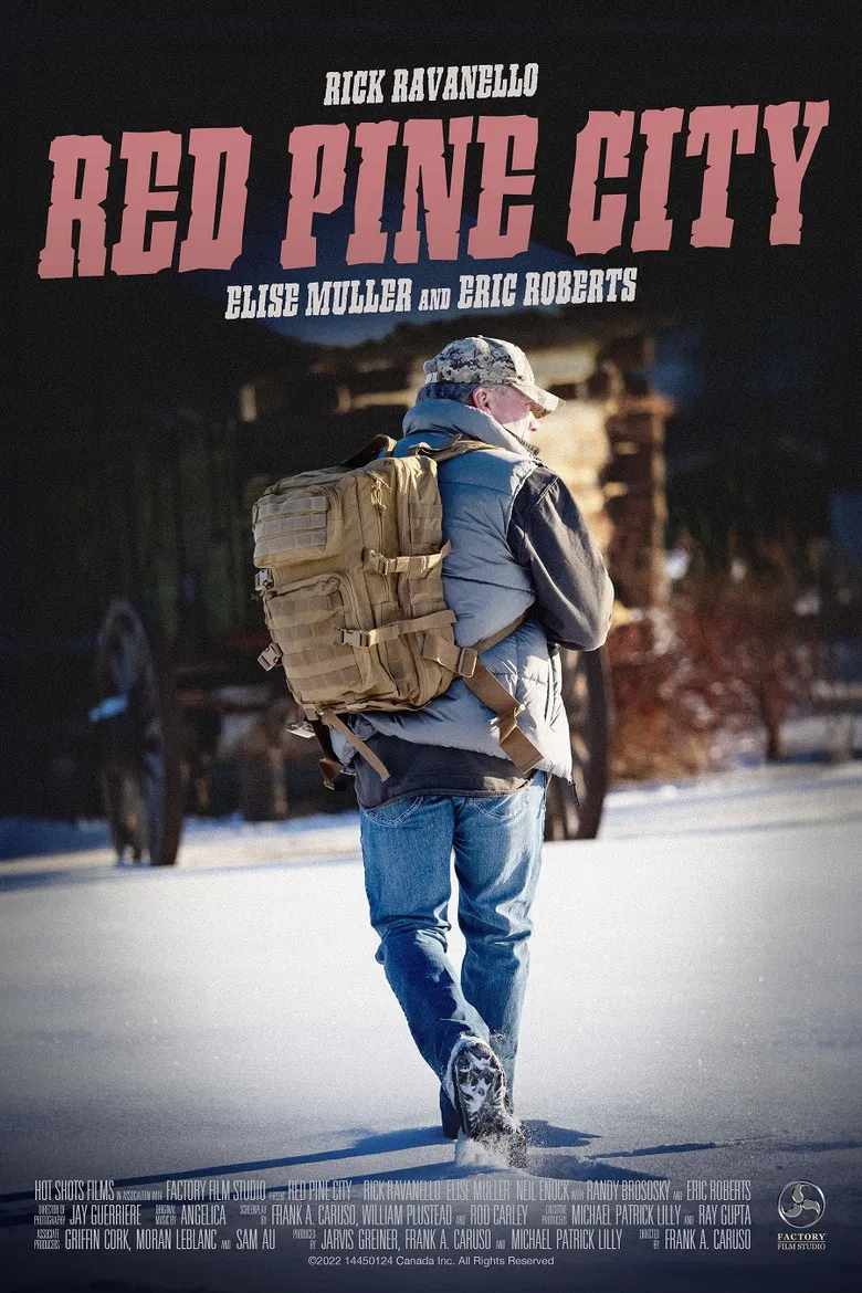 Red City Pine poster background