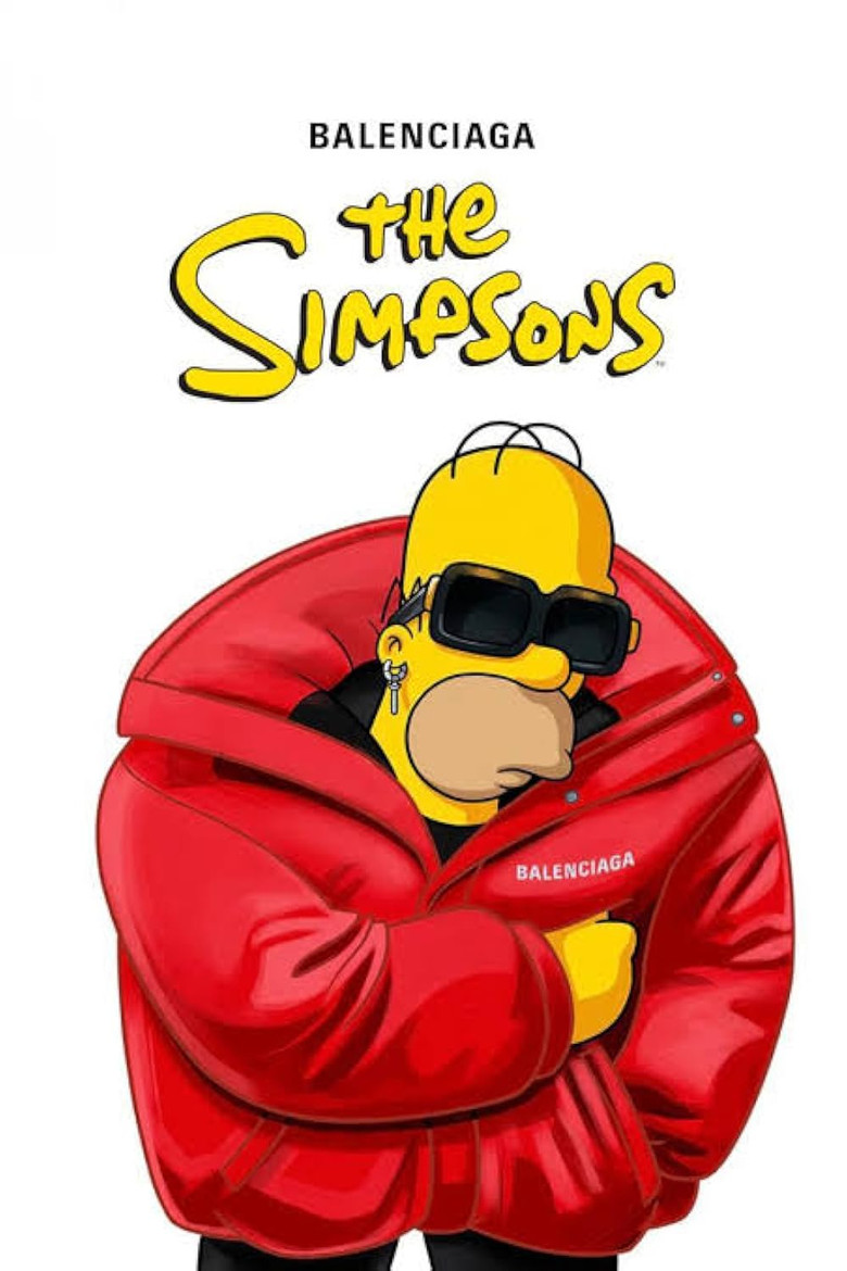The Simpsons | Balenciaga poster background
