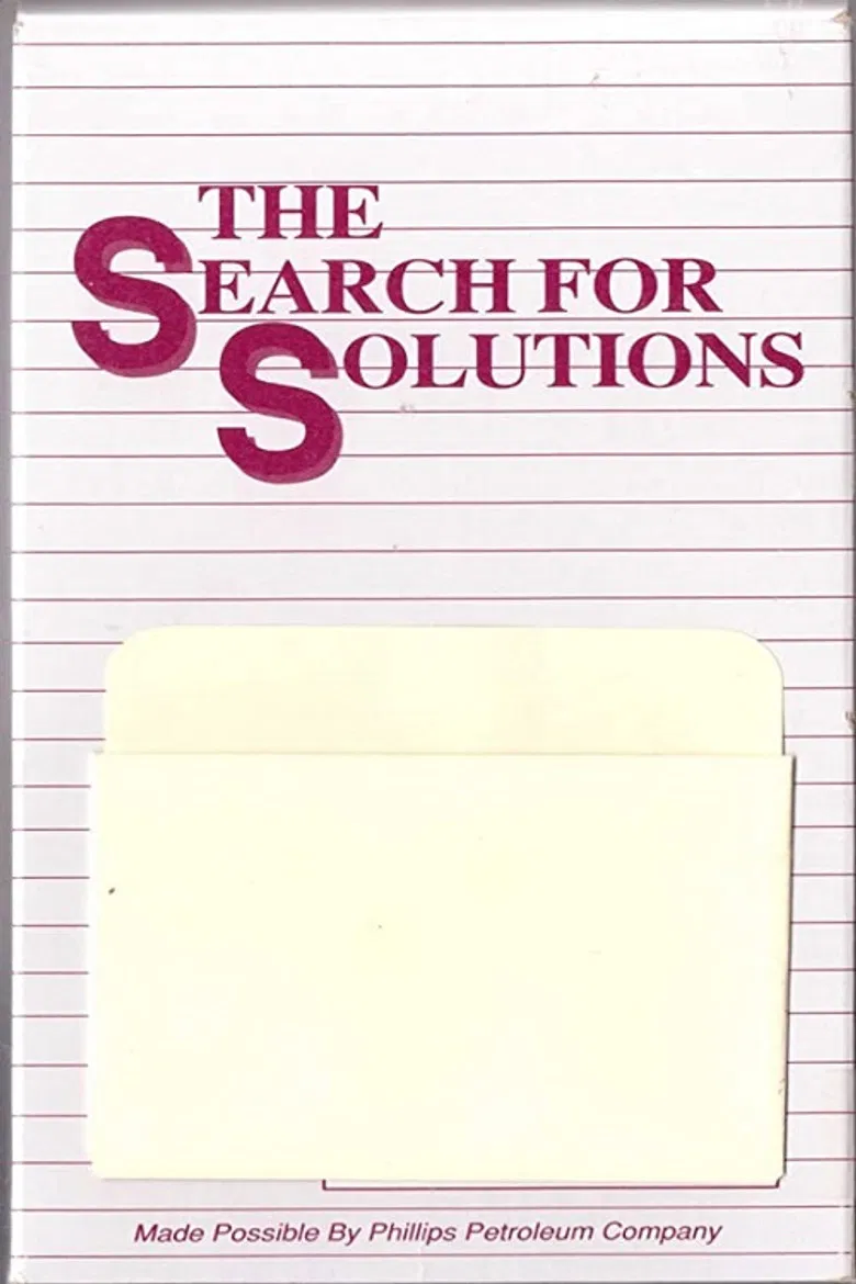 The Search for Solutions poster background