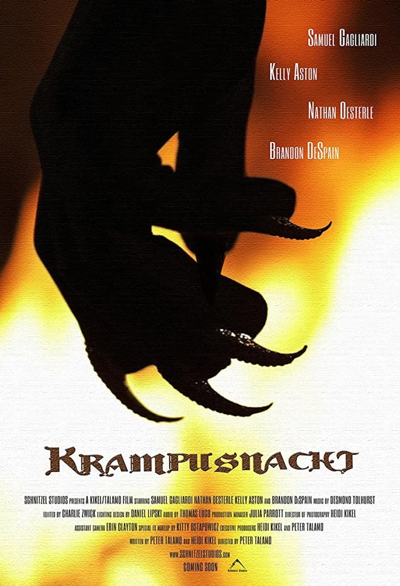 Krampusnacht poster background