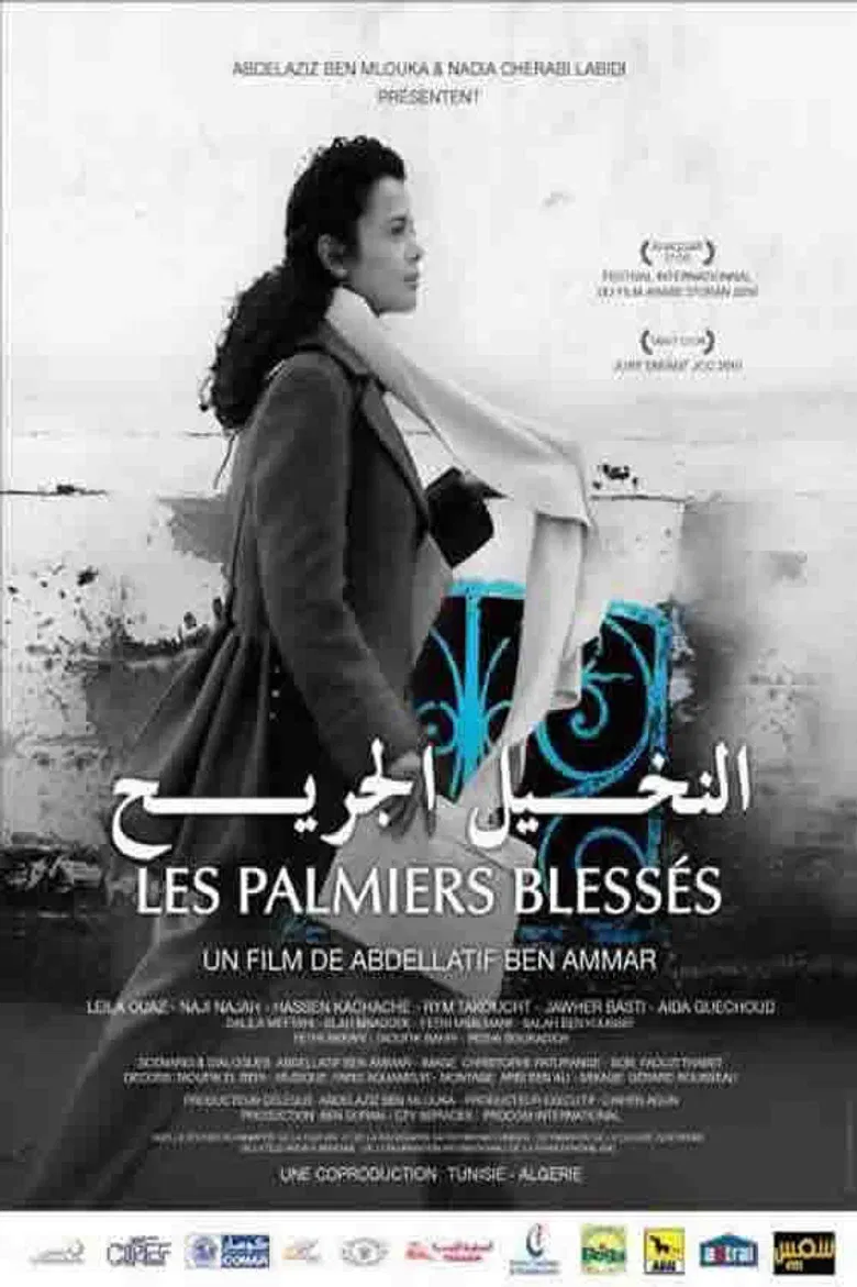Les Palmiers Blessés poster background