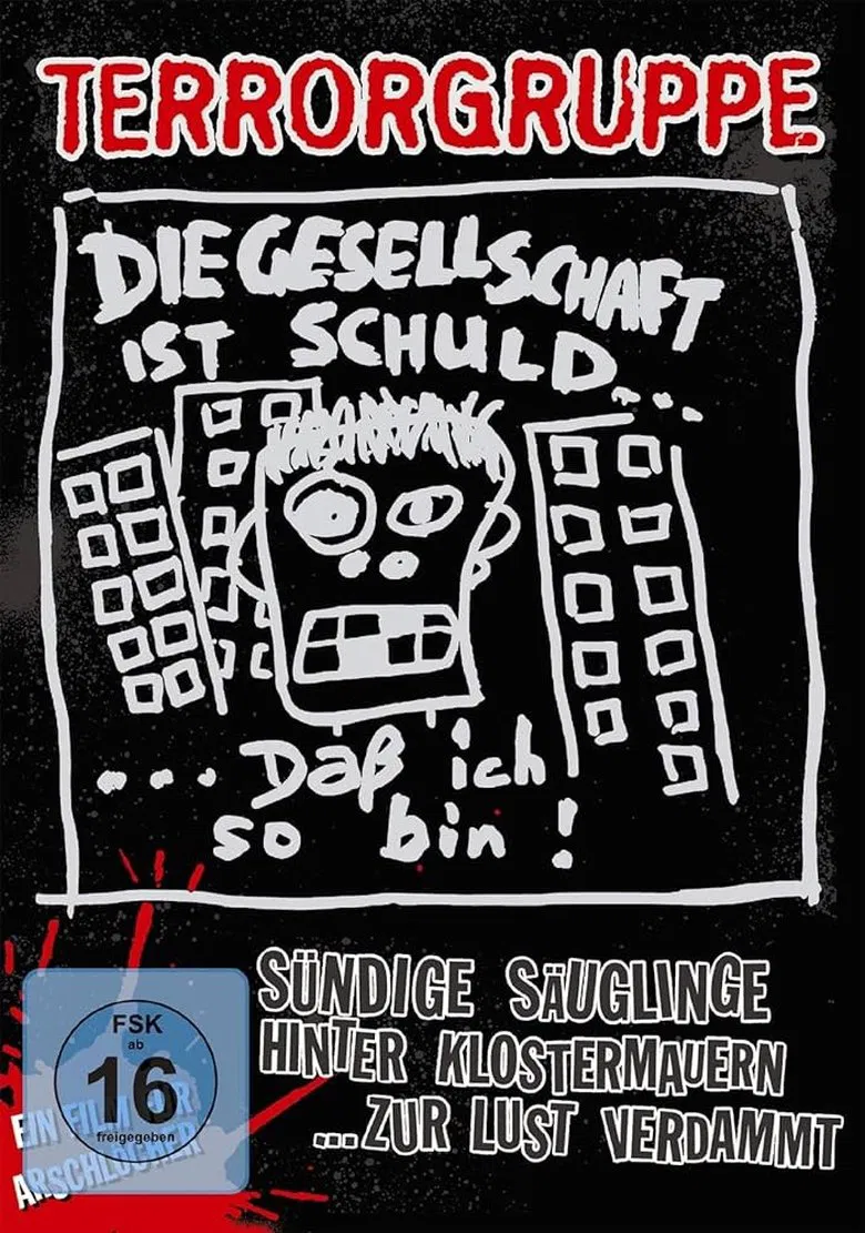 Sinnful Infants Damned to Lust Behind Monastery Walls poster background