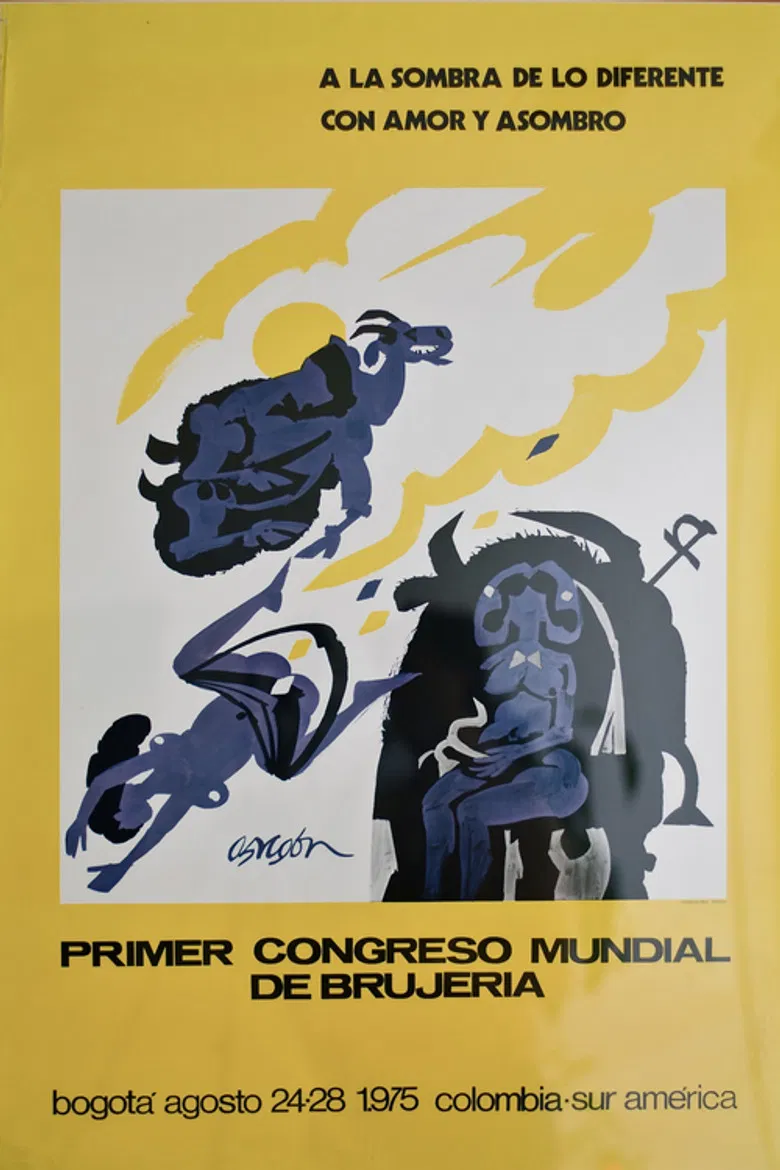 World Congress of Witchcraft 1975 poster background