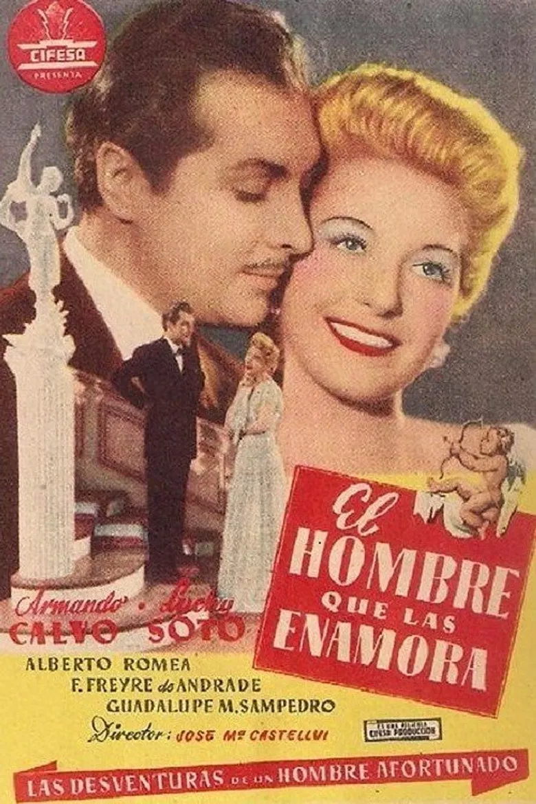 El hombre que las enamora poster background