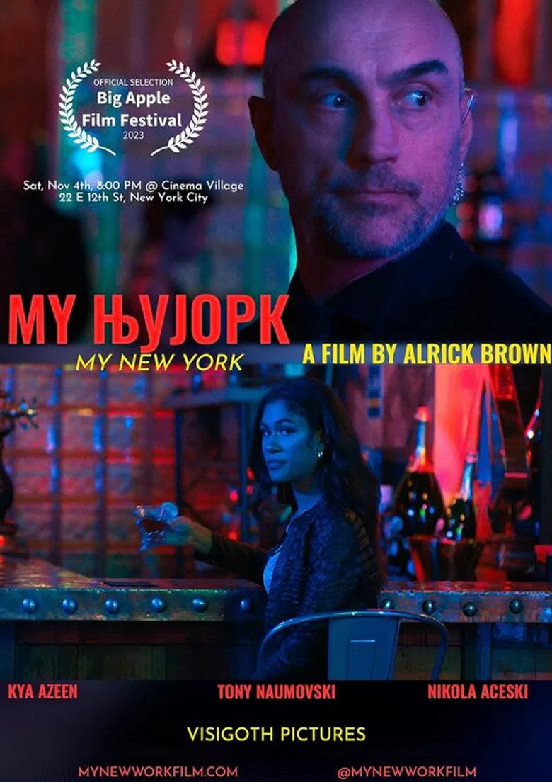 My New York poster background