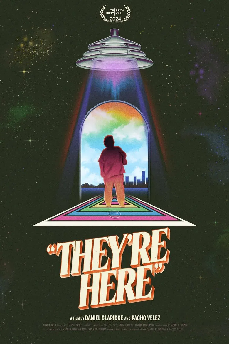 They’re Here poster background