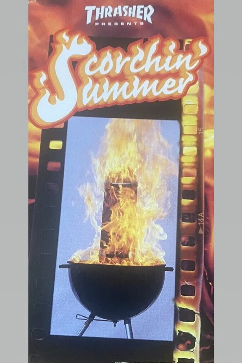 Thrasher - Scorchin' Summer poster background