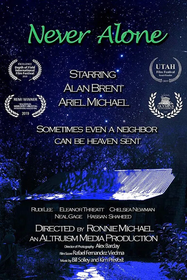 Never Alone poster background