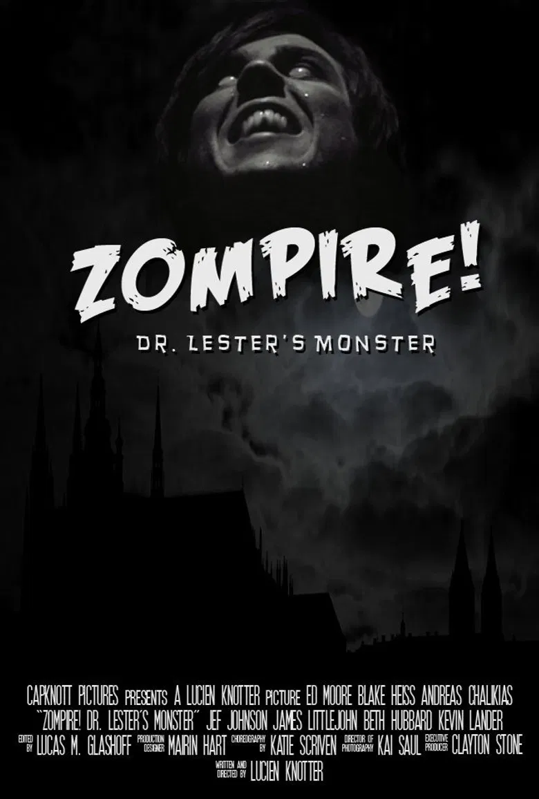 Zompire! Dr. Lester's Monster poster background
