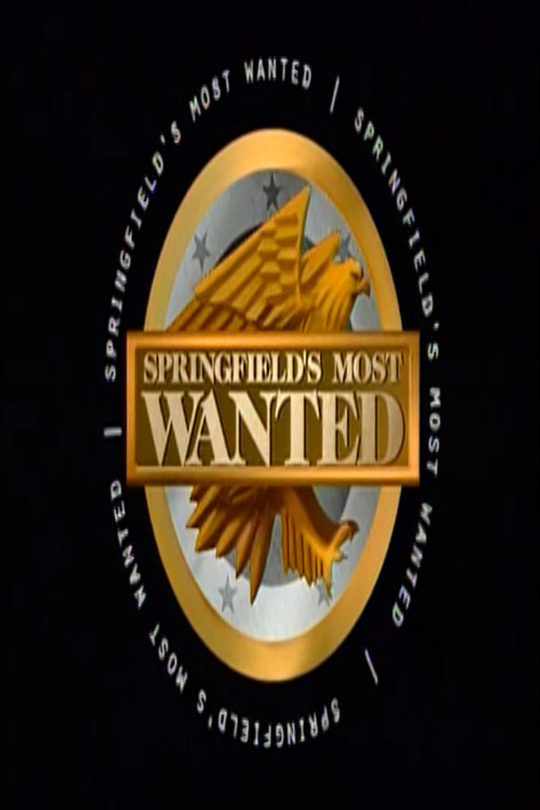 Springfield's Most Wanted poster background