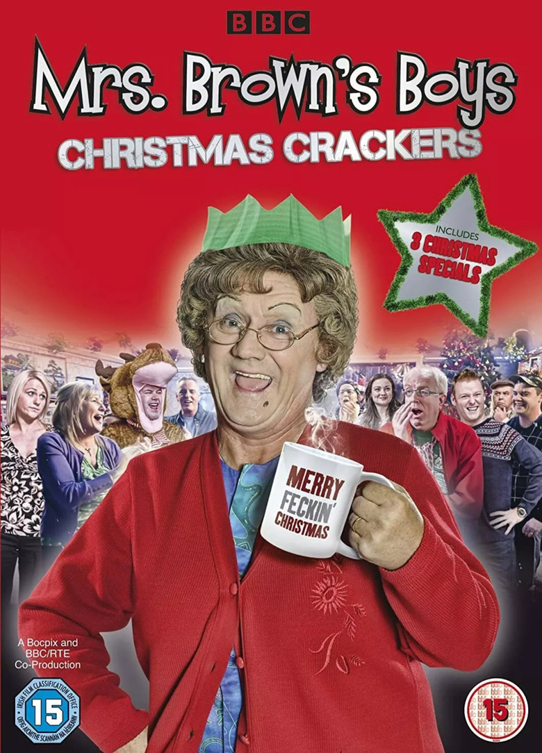 Mrs Brown Boys: Christmas Crackers poster background