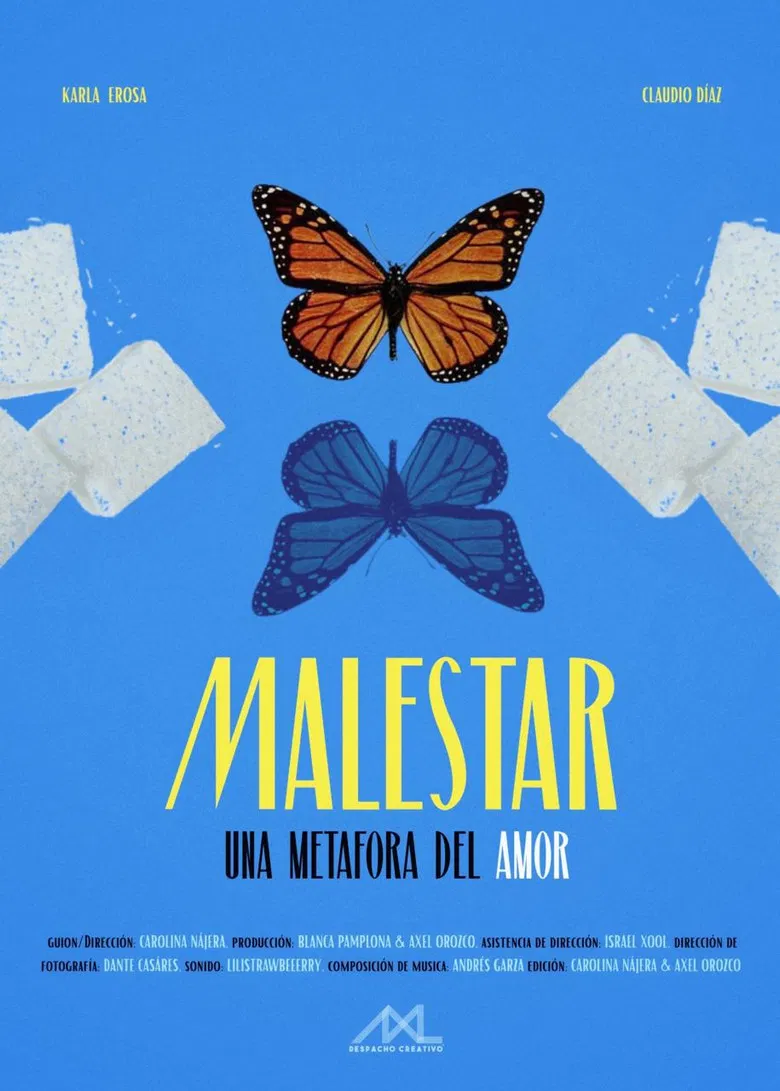 Malestar poster background
