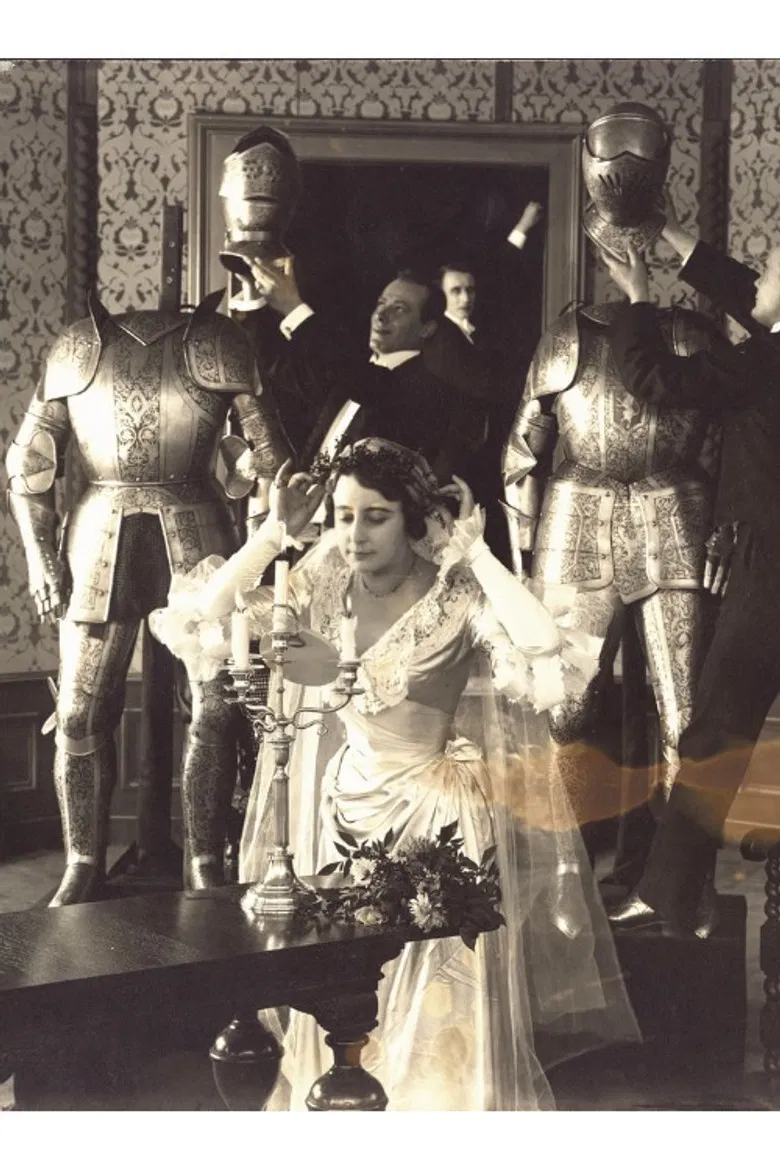 Den hvide Dame poster background