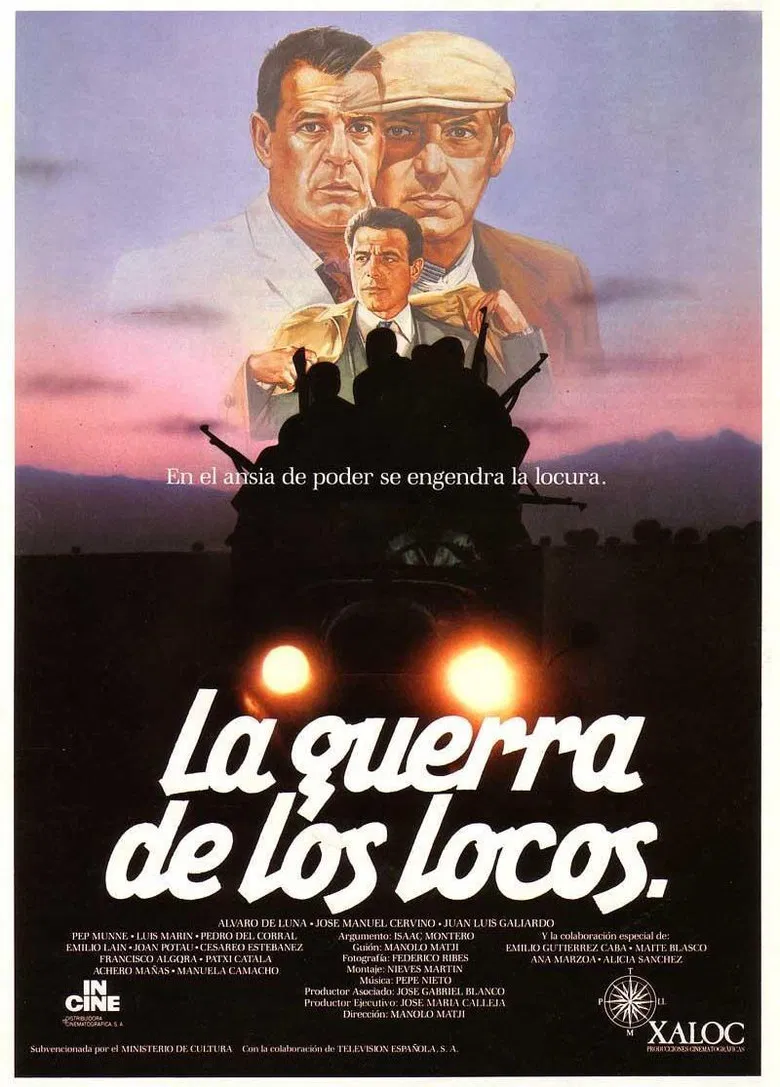 La guerra de los locos poster background