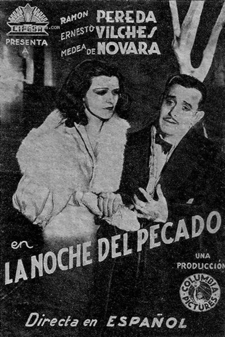 La noche del pecado poster background