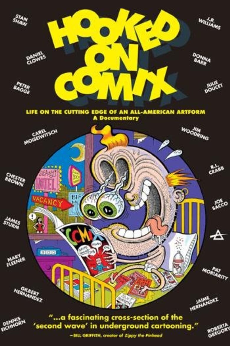 Hooked on Comix - Volume 1 - Life On The Cutting Edge Of An All-American Artform poster background