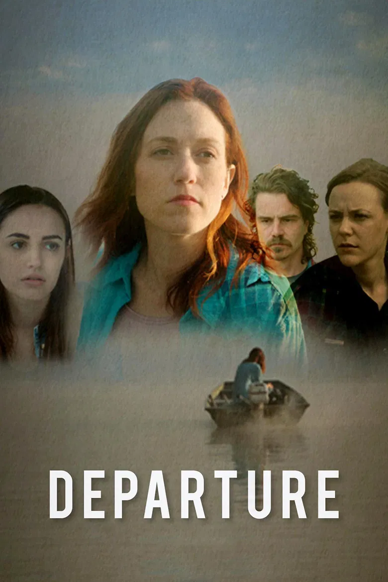 Departure poster background
