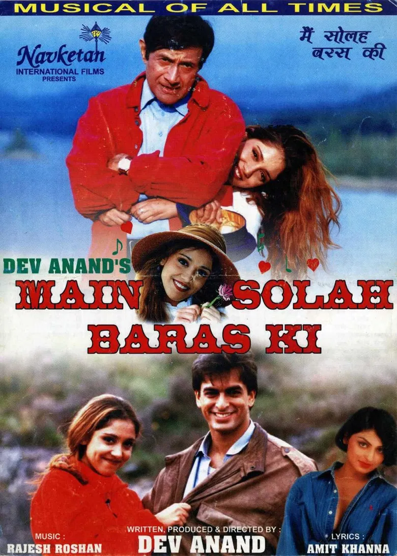 Main Solah Baras Ki poster background