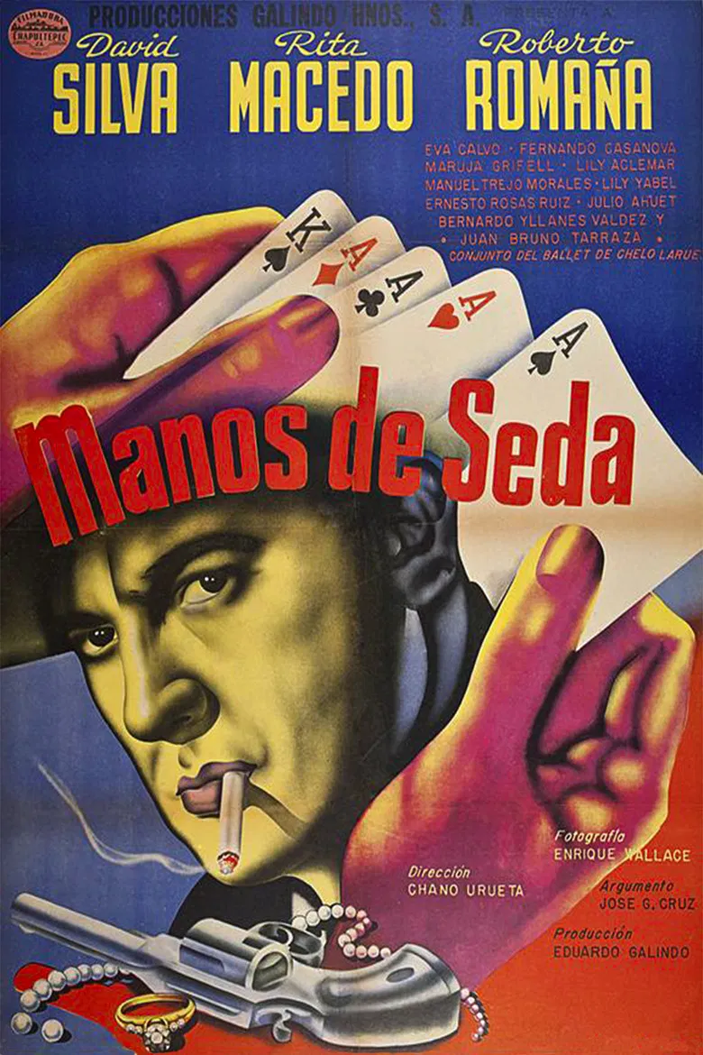 Manos de seda poster background