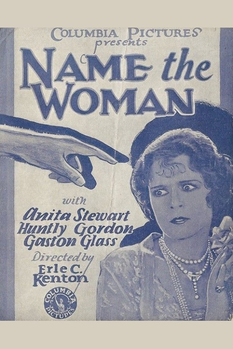 Name the Woman poster background