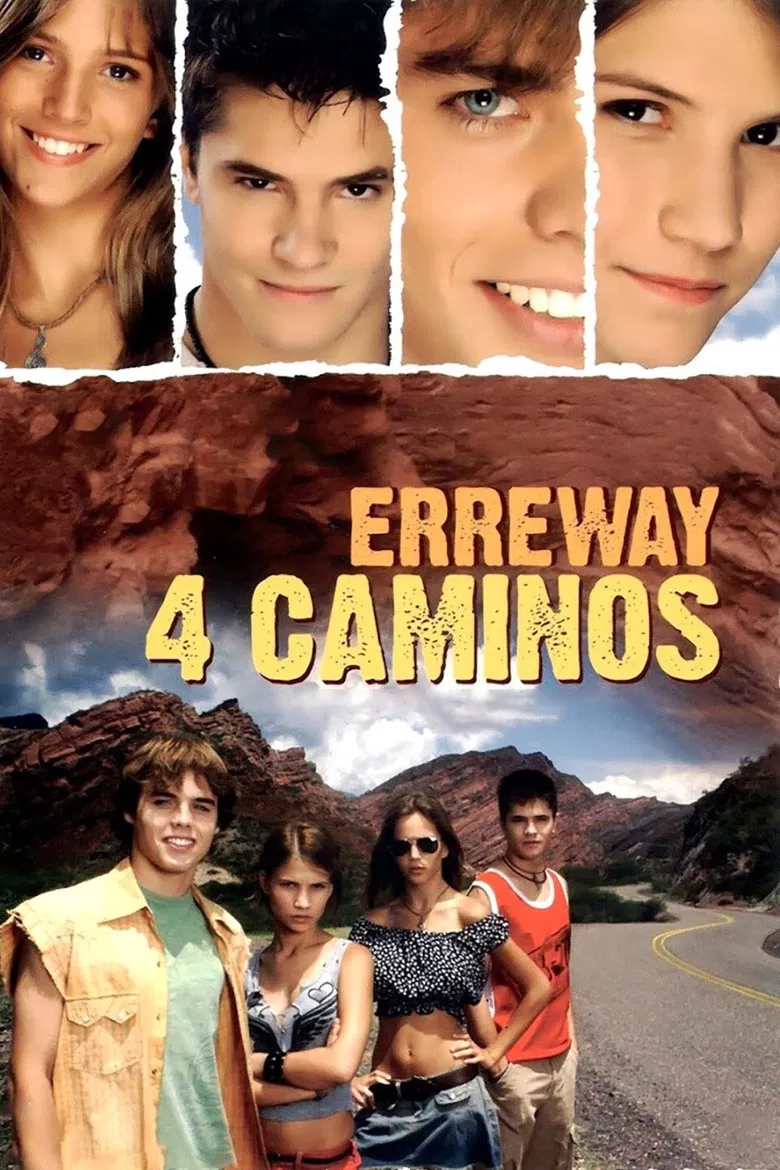 Erreway: 4 caminos poster background