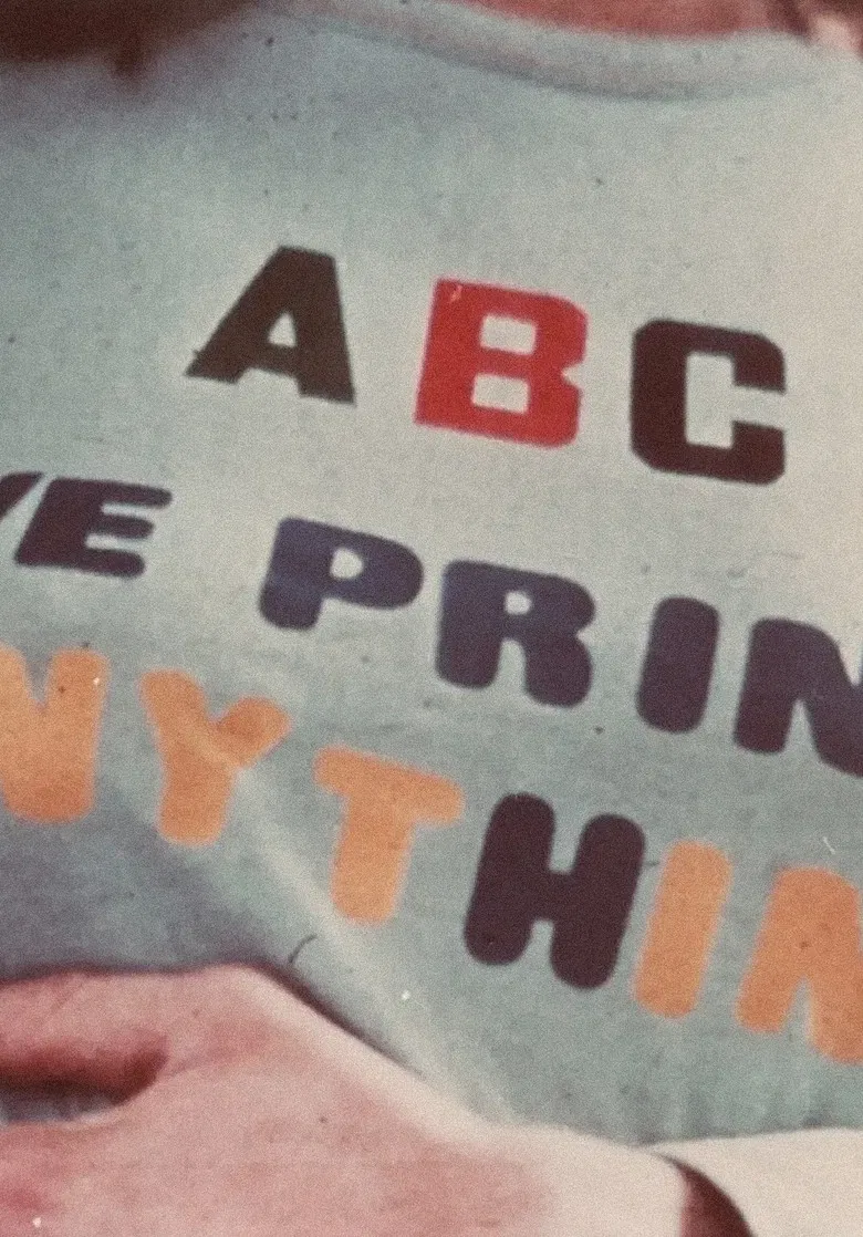 ABC - We Print Anything - In the Cards poster background